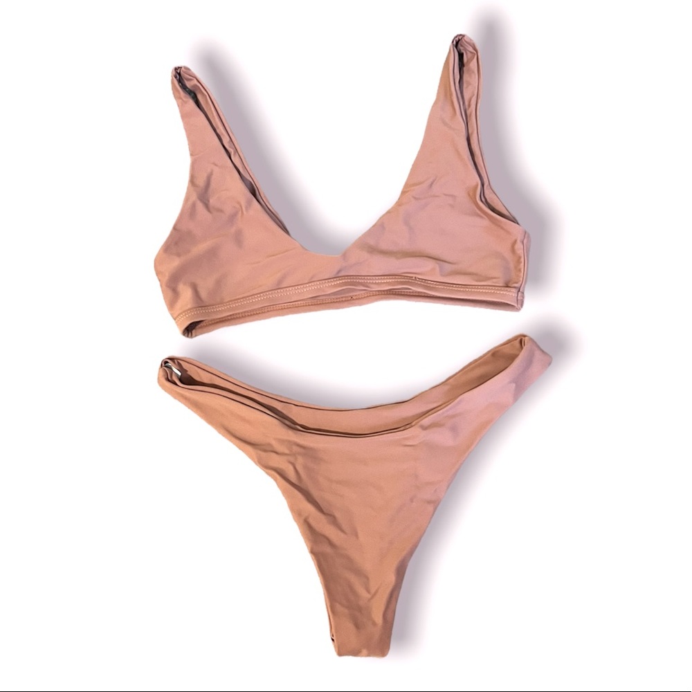 SHEIN dusty rose bikini set